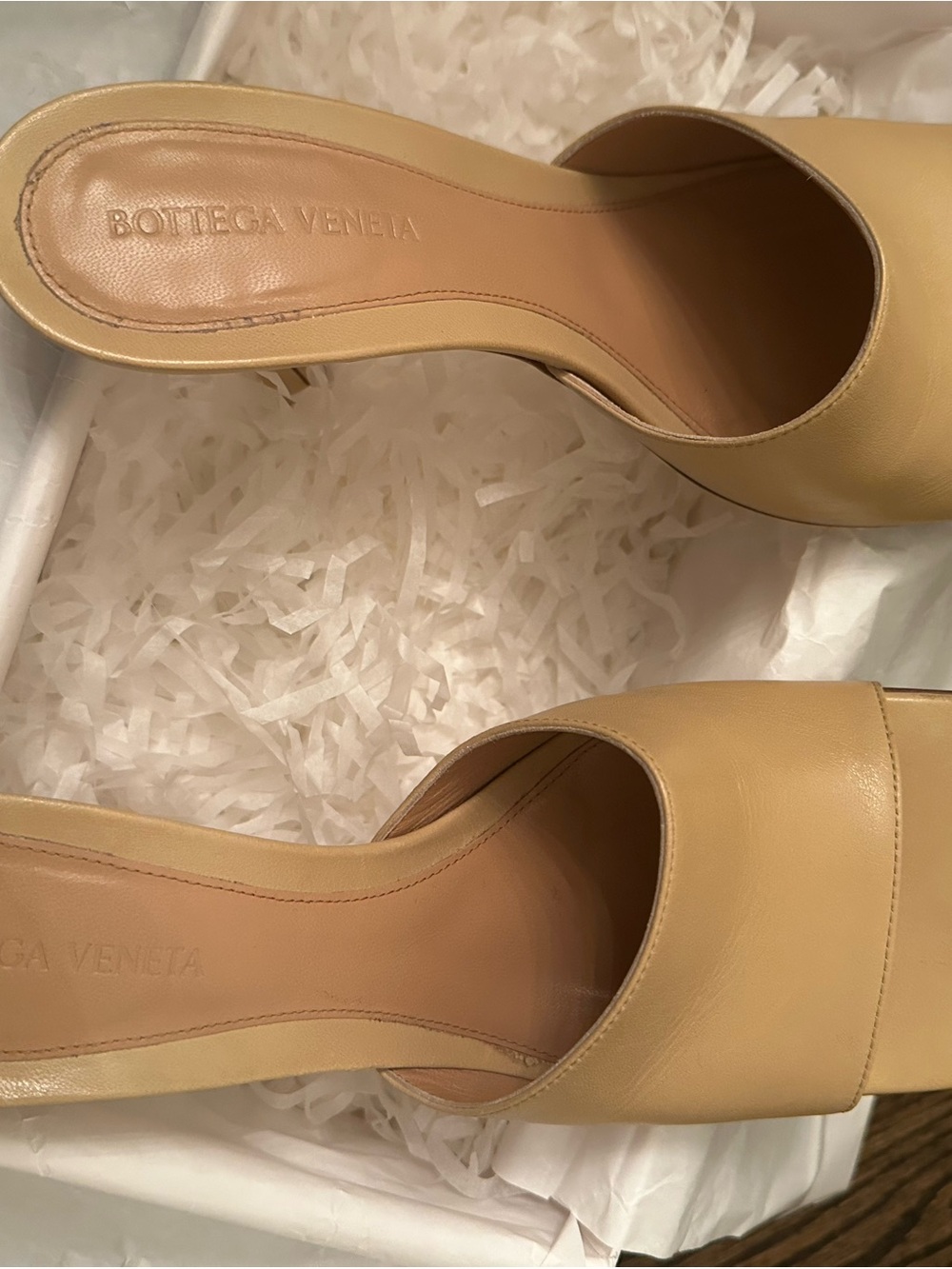 Bottega Veneta Stretch Mules Cane Sugar